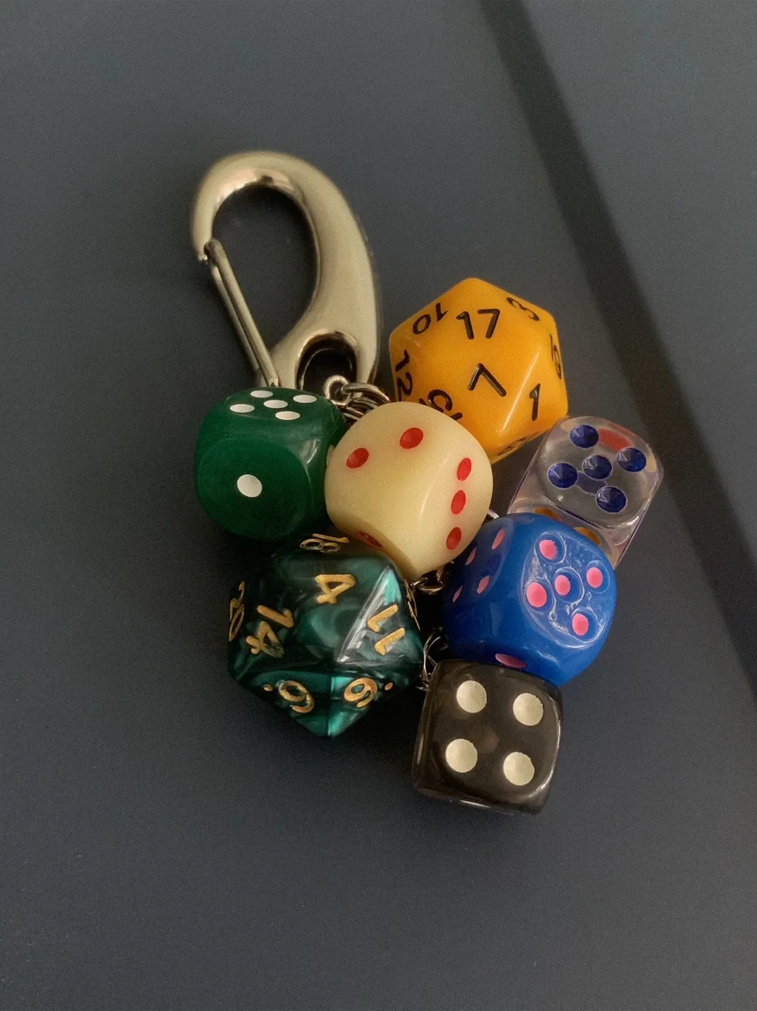 Brand New Dice Keychain Nag Charm thumbnail