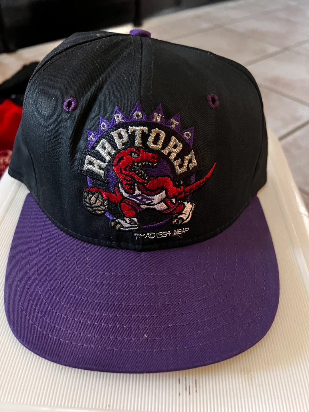 Retro Toronto Raptors Hat - Black & Purple