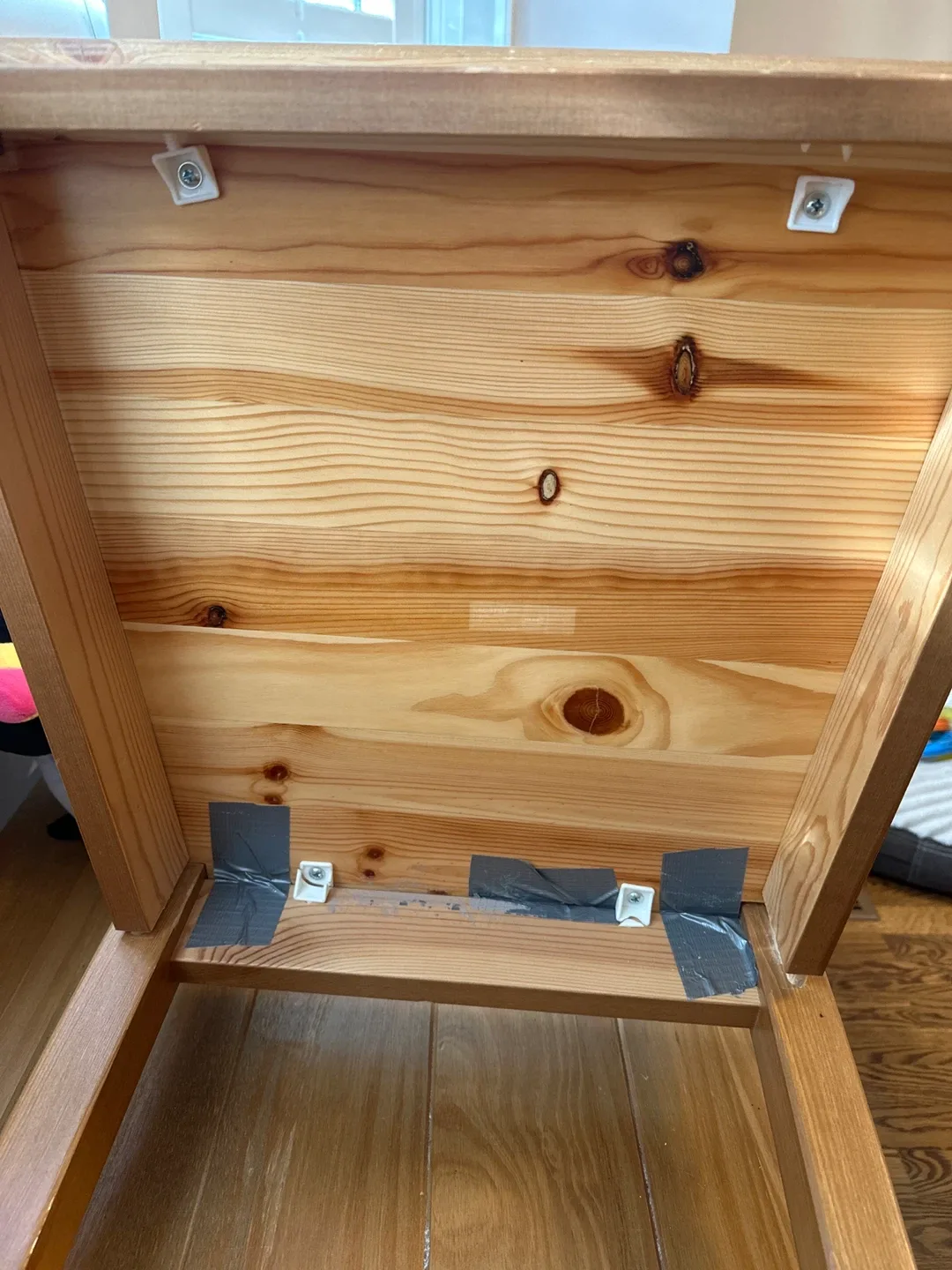 3 peace of IKEA INGOLF Chairs - (Set of 2 + one smaller chair.) image indicator(8)