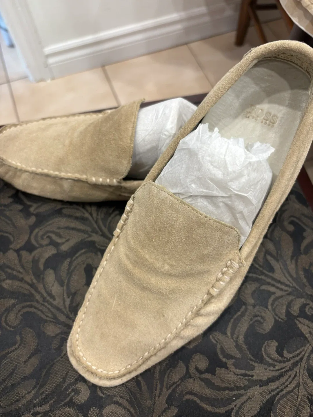 Hugo Boss Suede Loafers, Size 11 thumbnail