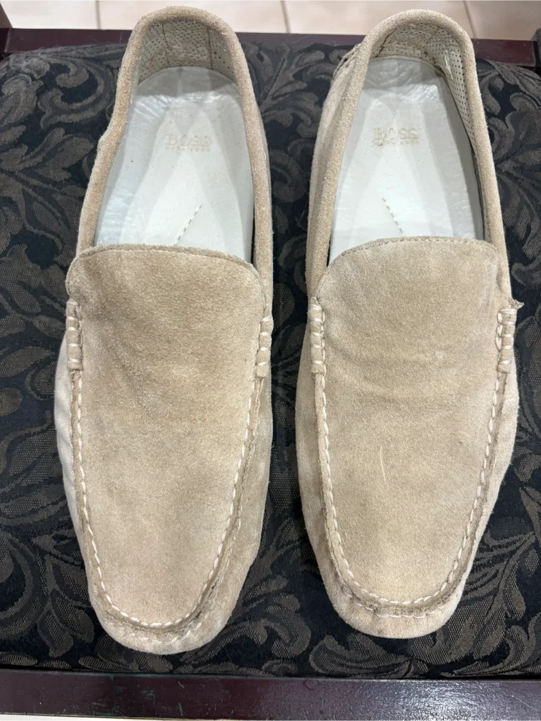 Hugo Boss Suede Loafers, Size 11 image indicator(3)