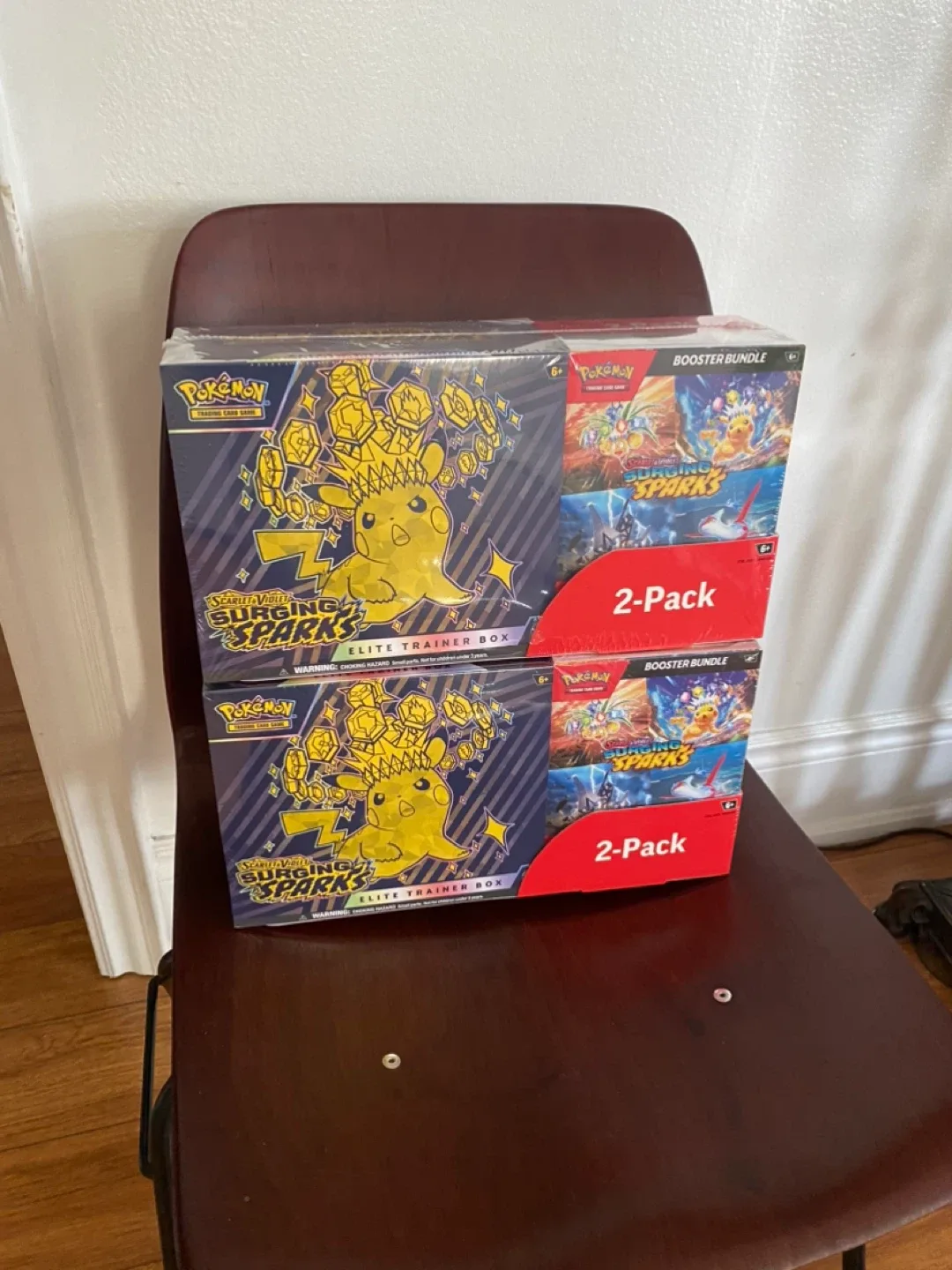 Pokémon Surging Sparks Elite Trainer Box & Booster Bundle thumbnail