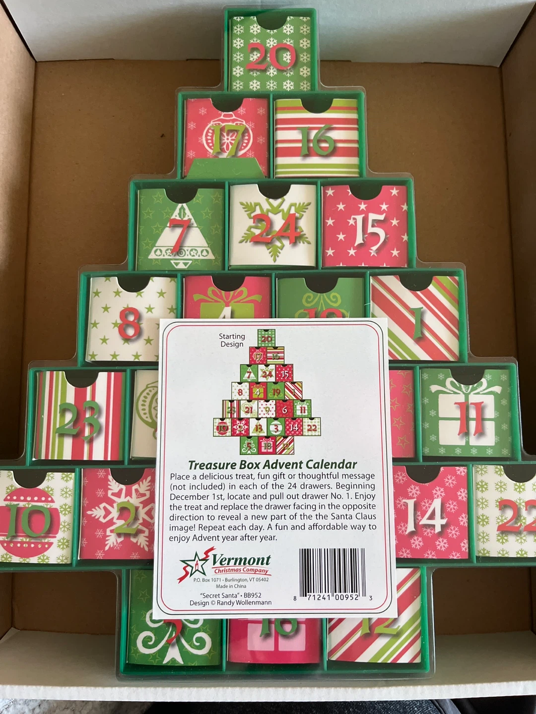 Vermont Christmas Company Treasure Box Advent Calendar - photo 3
