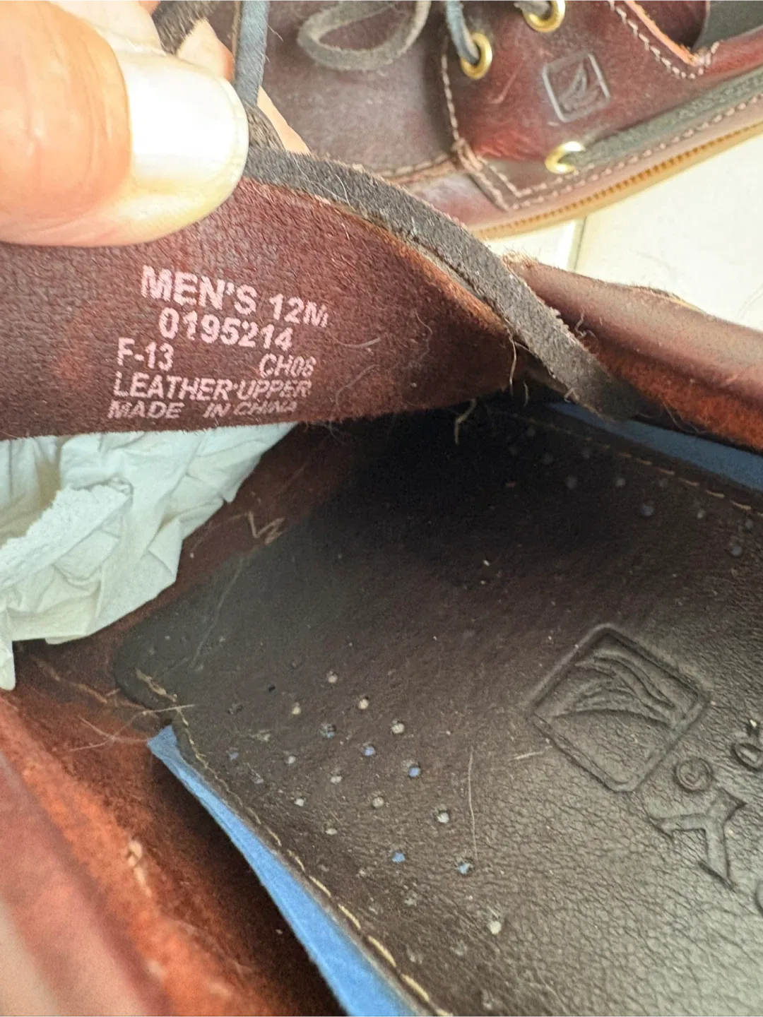 Sperry Top-Sider Boat Shoes - Men's Size 12M image indicator(2)