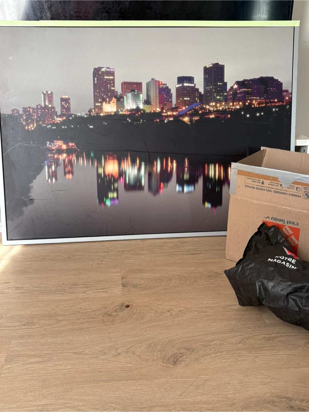 City Skyline Framed Print