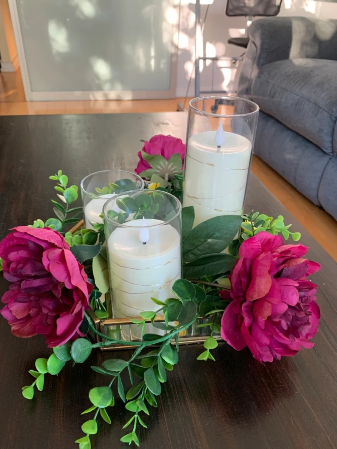 Floral Candle Centerpiece thumbnail