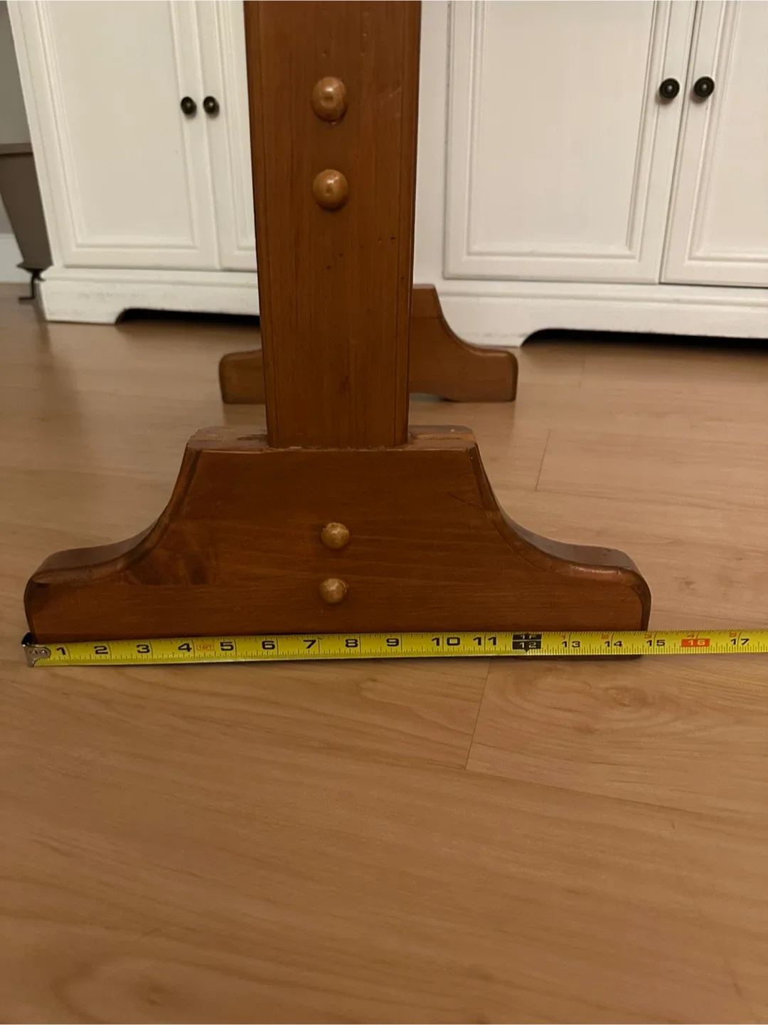 Aesthatic Wooden Framed Oval Floor Mirror image indicator(10)