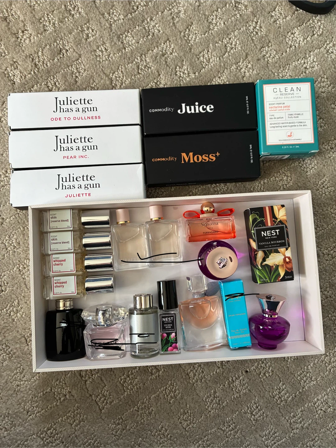 $10 each miniature dabber perfumes