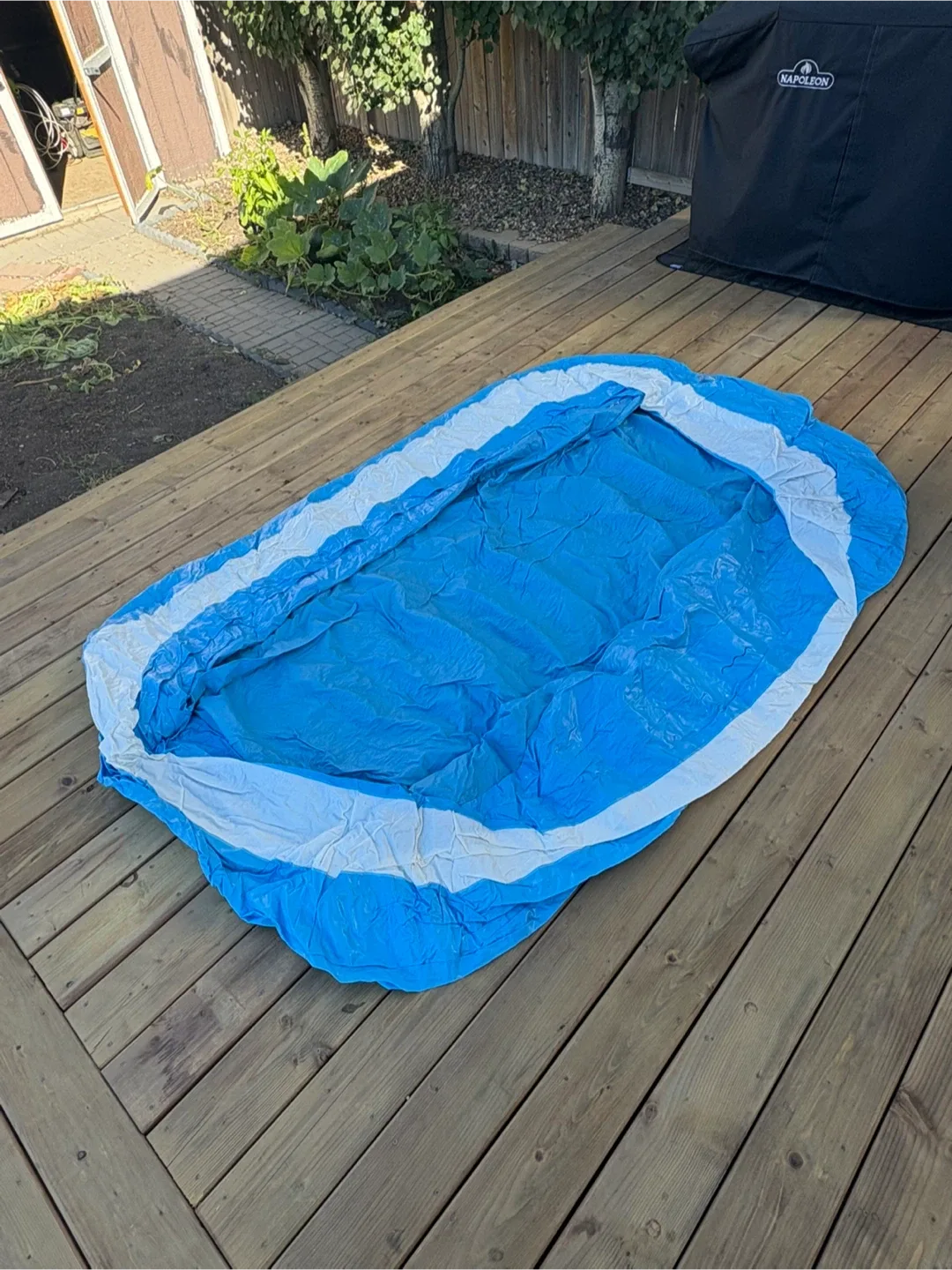 Inflatable Pool Float - Blue thumbnail