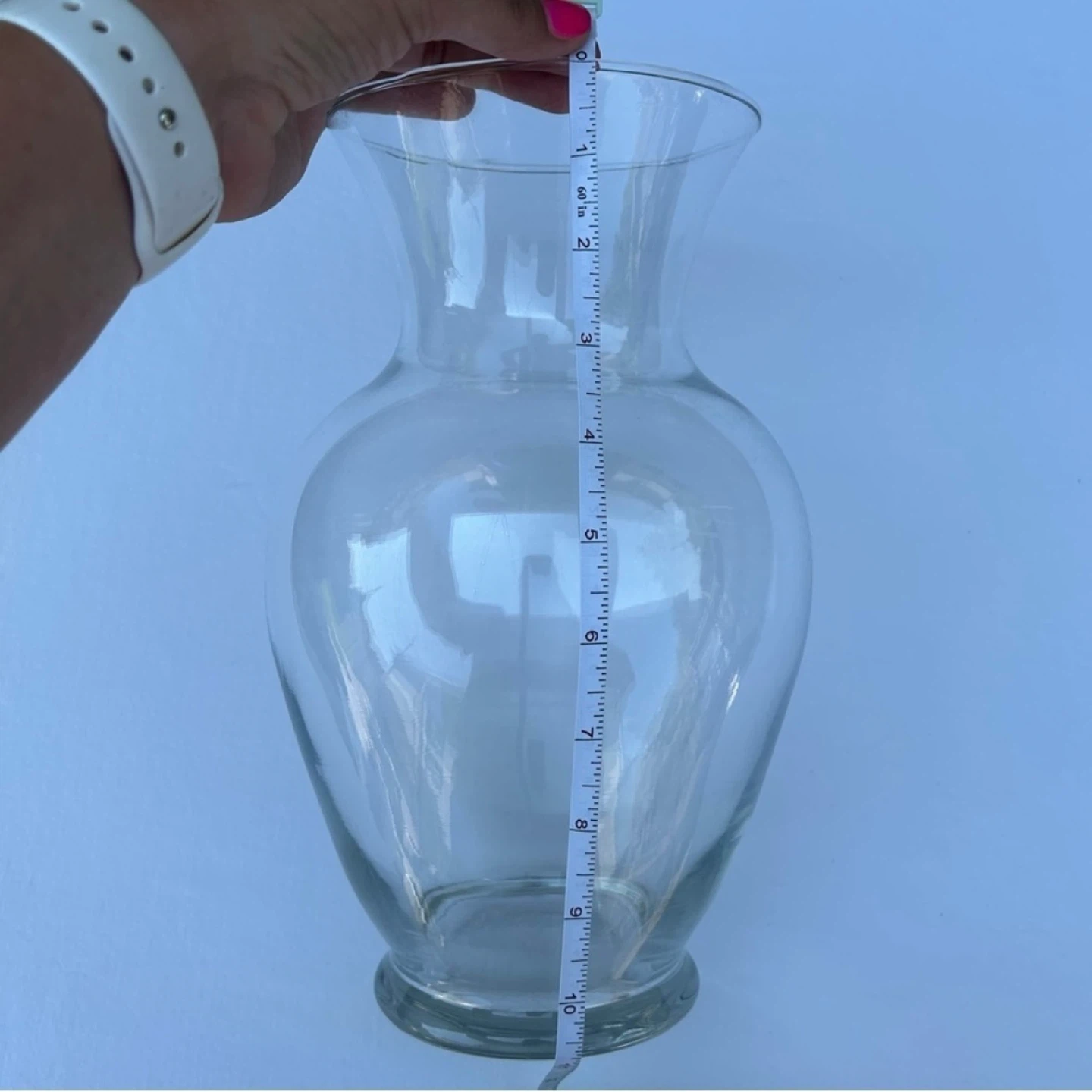 Chintz and Company Clear Glass Urn Shaped Vase - photo 3