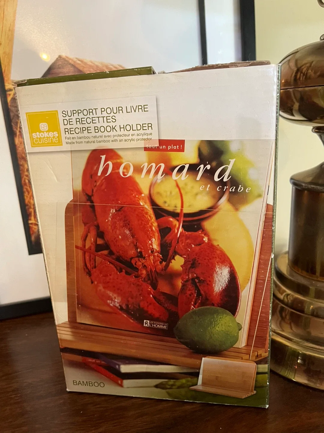 New Bamboo Book Holder/Stand thumbnail