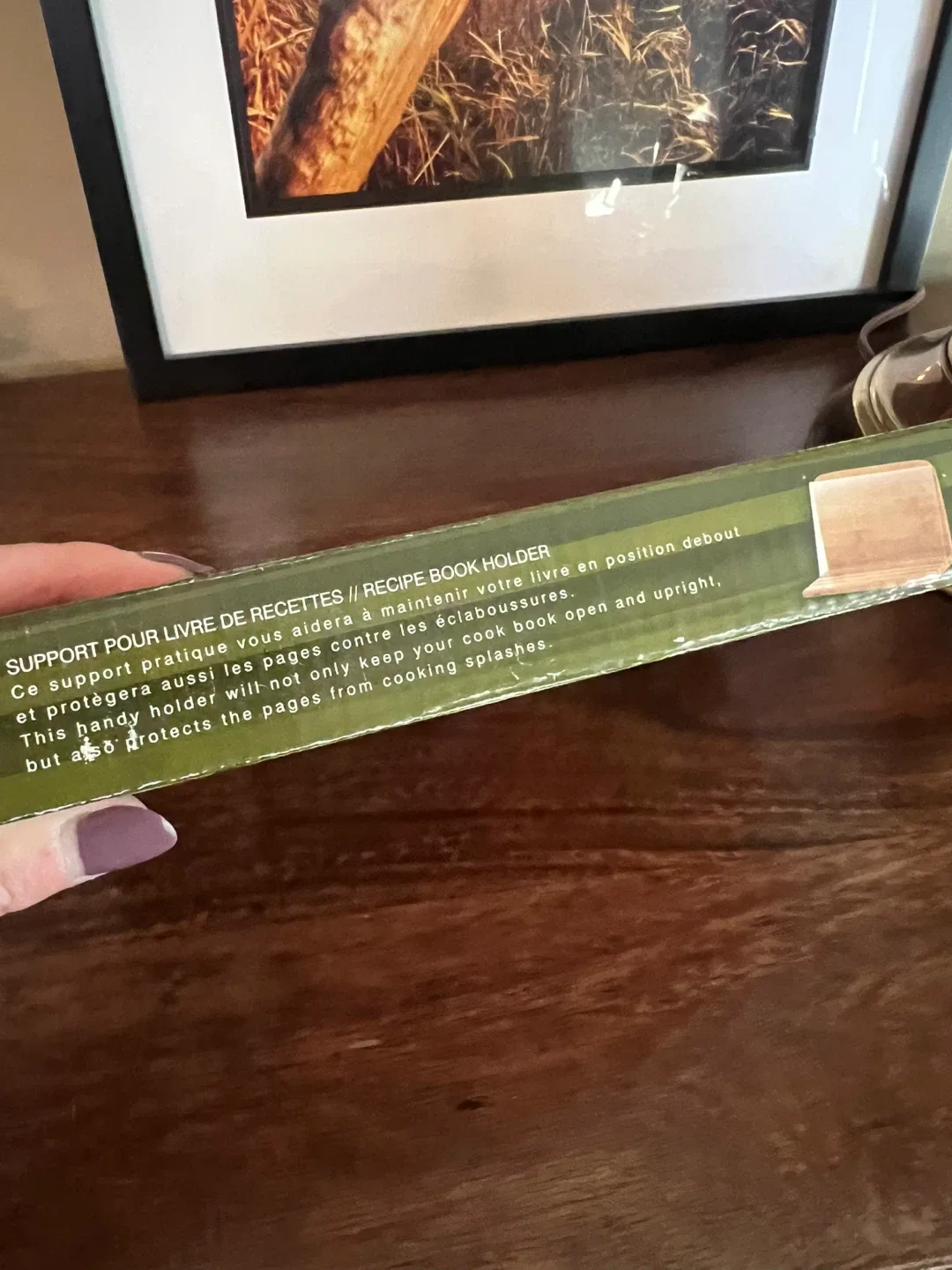 New Bamboo Book Holder/Stand image indicator(4)