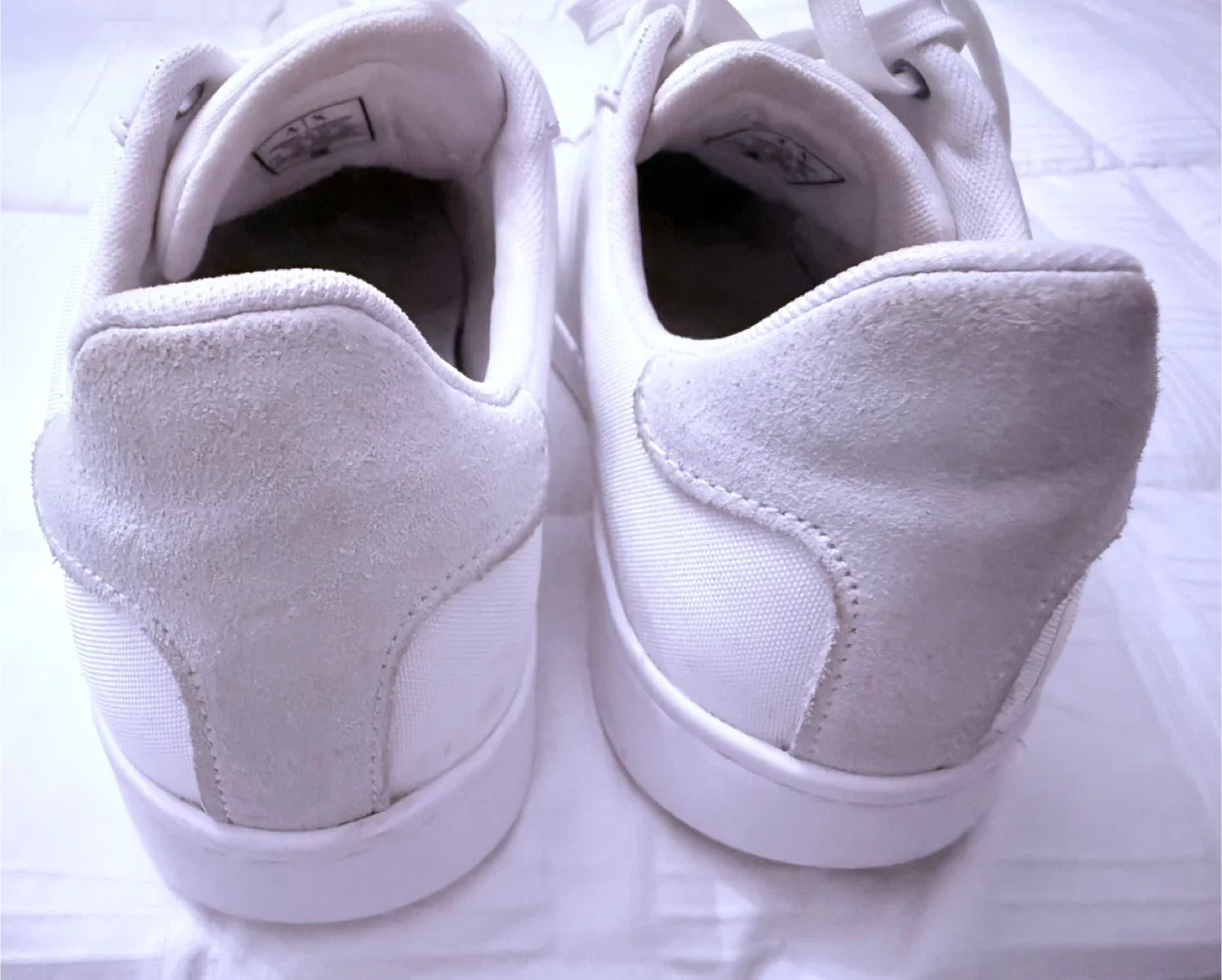 Armani Exchange White Sneakers- women’s size 8 image indicator(4)