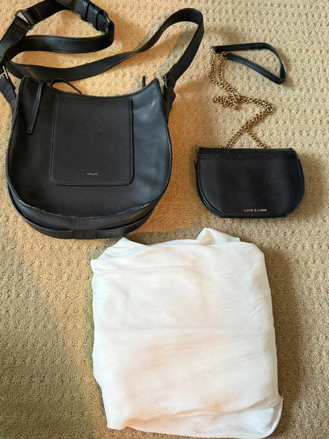 Colab & Love & Lore Black Purses