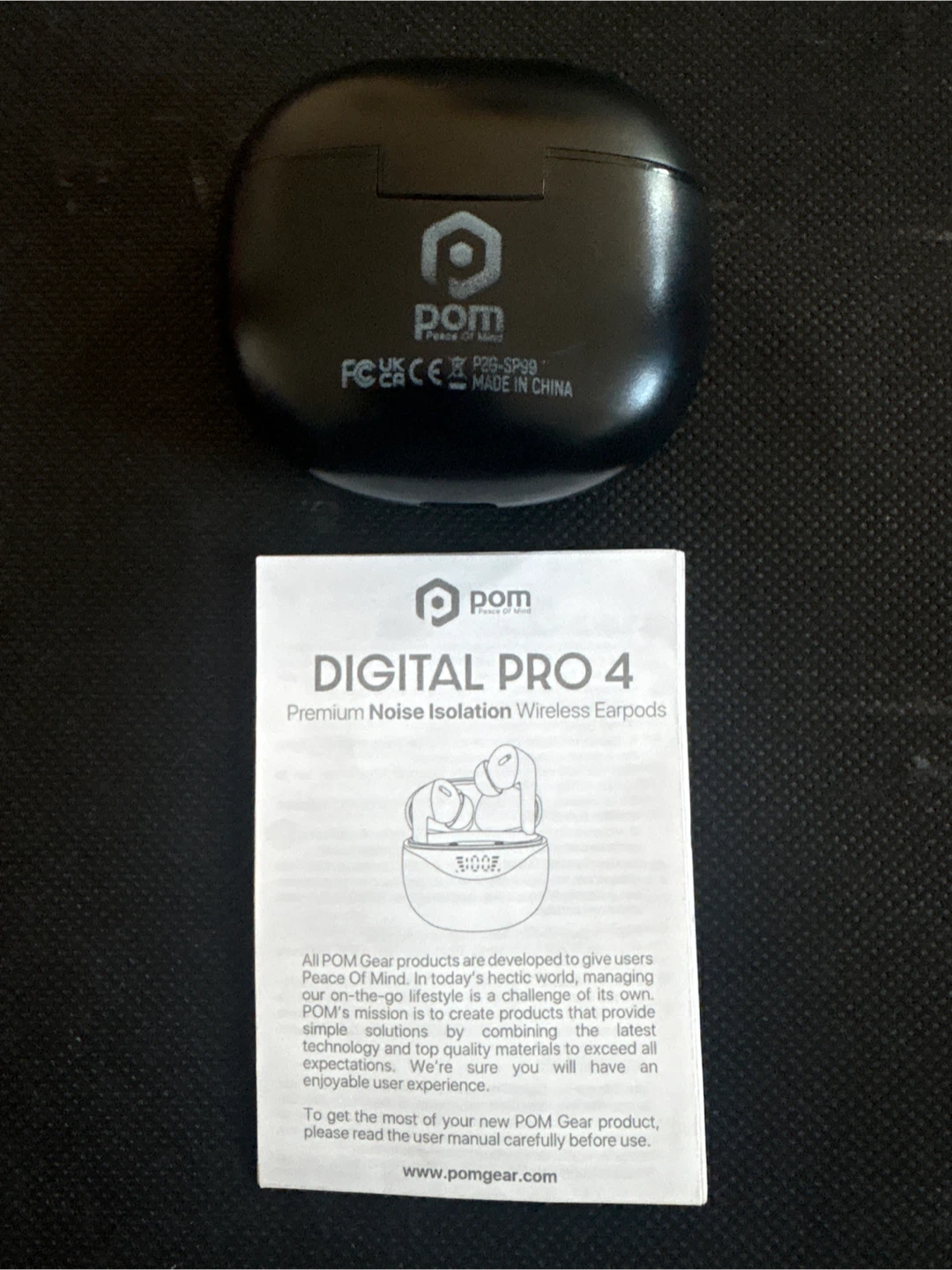 POM Digital Pro 4 Noise Isolation Wireless Earbuds - photo 2