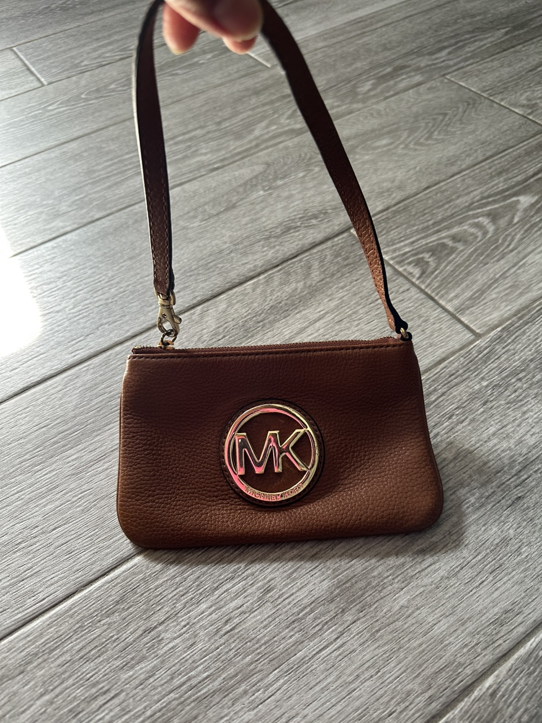 Michael Kors Brown Leather Wristlet - photo 2