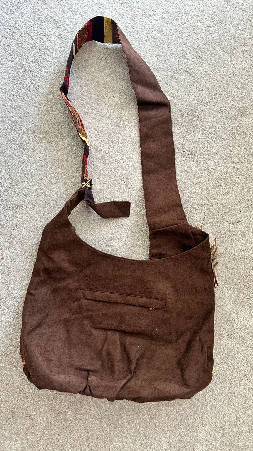 Boho Shoulder Bag with Fringe image indicator(2)