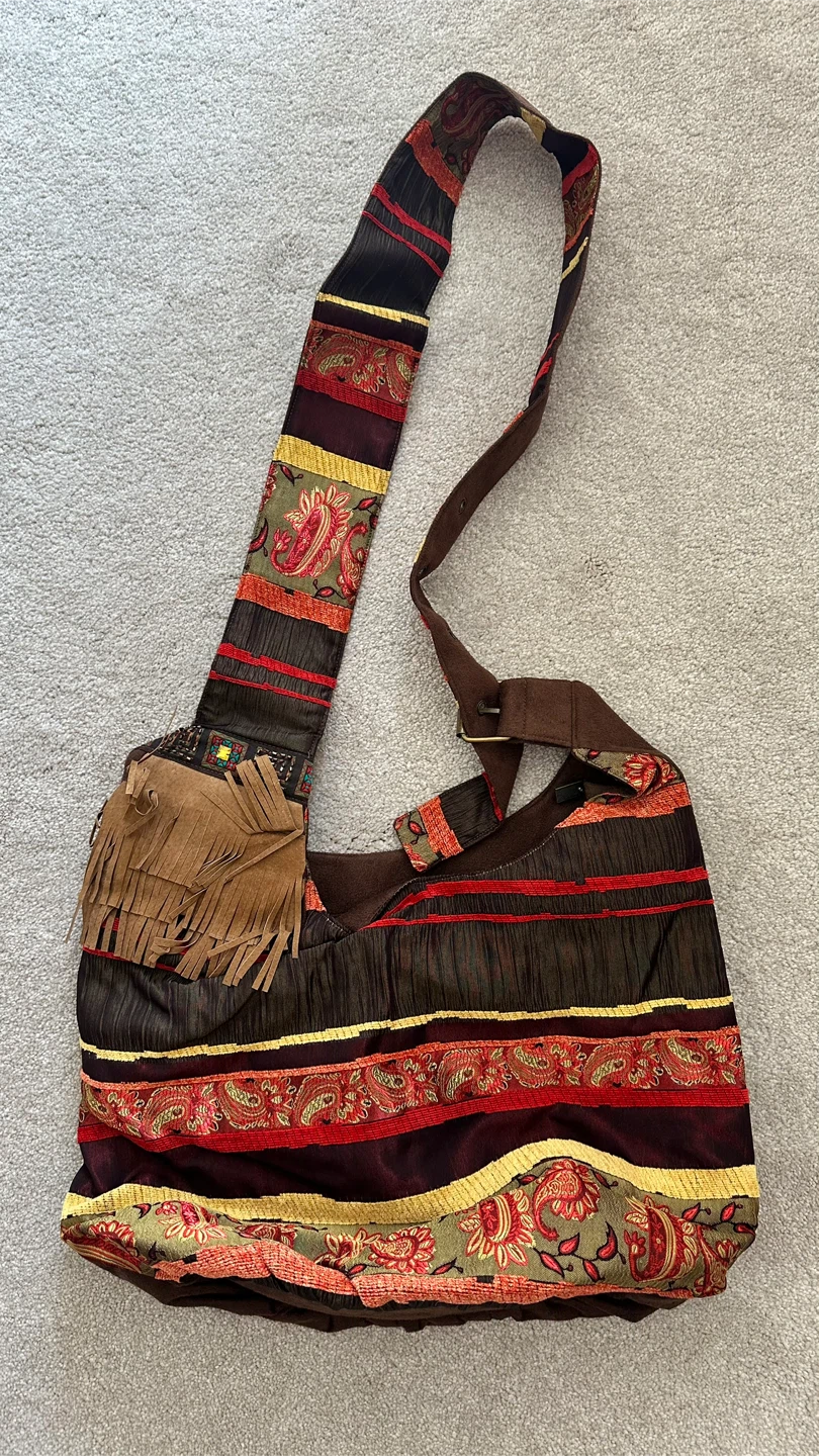 Boho Shoulder Bag with Fringe