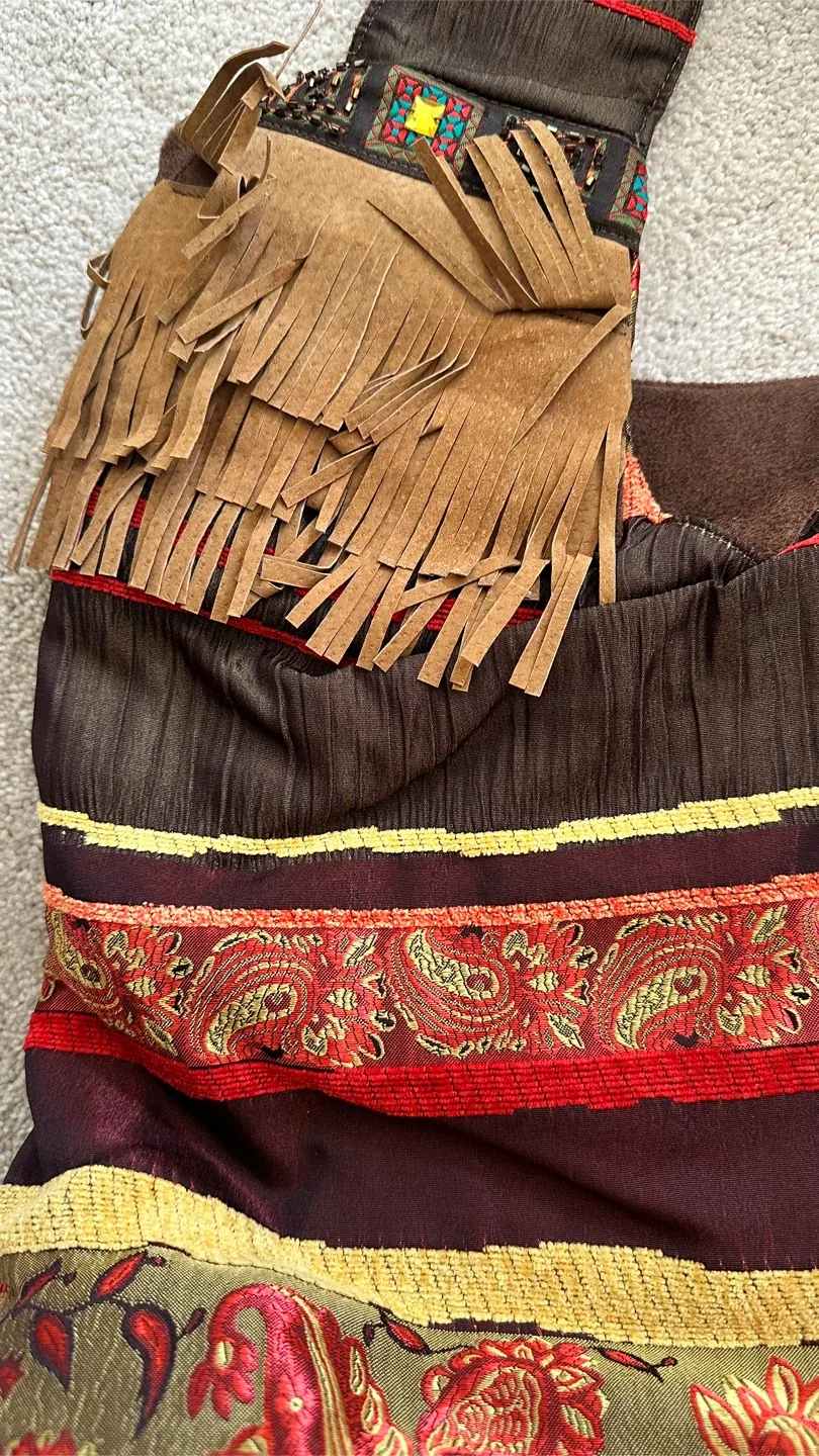 Boho Shoulder Bag with Fringe image indicator(3)