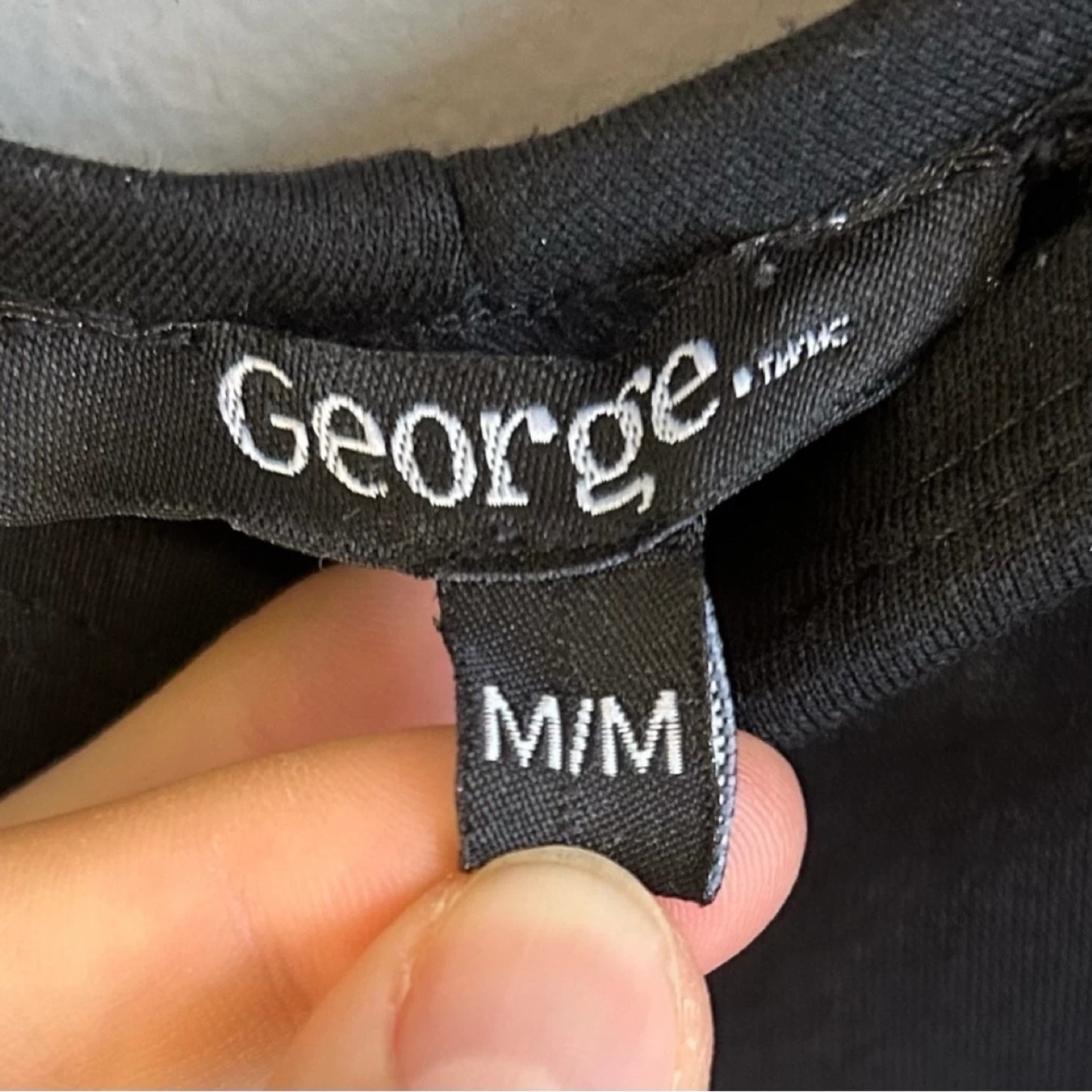 George Fitted Peplum Short Sleeve Bodycon Dress Womens Size M - photo 4