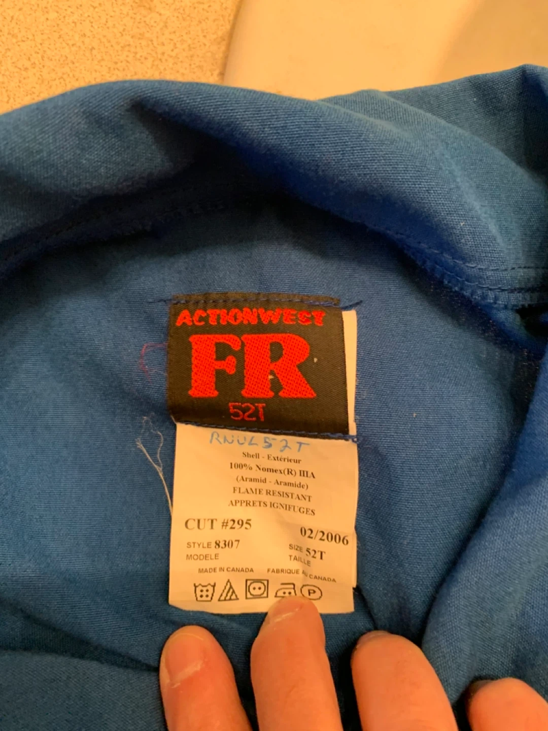 Actionwest FR Flame Resistant Coveralls - Size 52T - photo 3