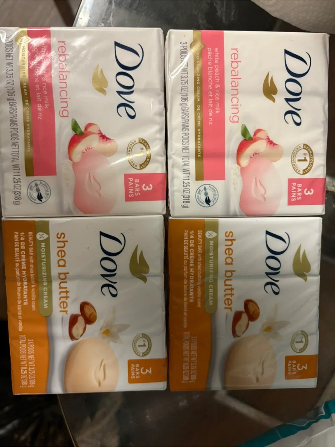 Dove Moisturizing Cream Beauty Bar Soap Variety Pack image indicator(2)