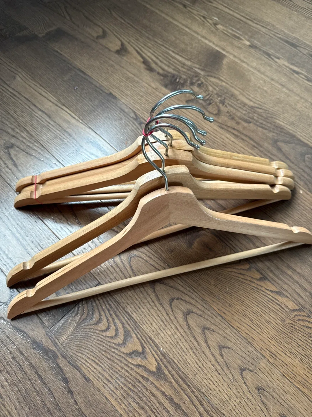 Wooden Clothes Hangers (Set of 5)