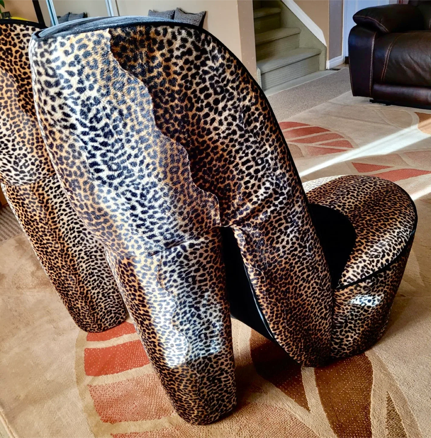 Leopard Print High Heel Accent Chairs image indicator(5)