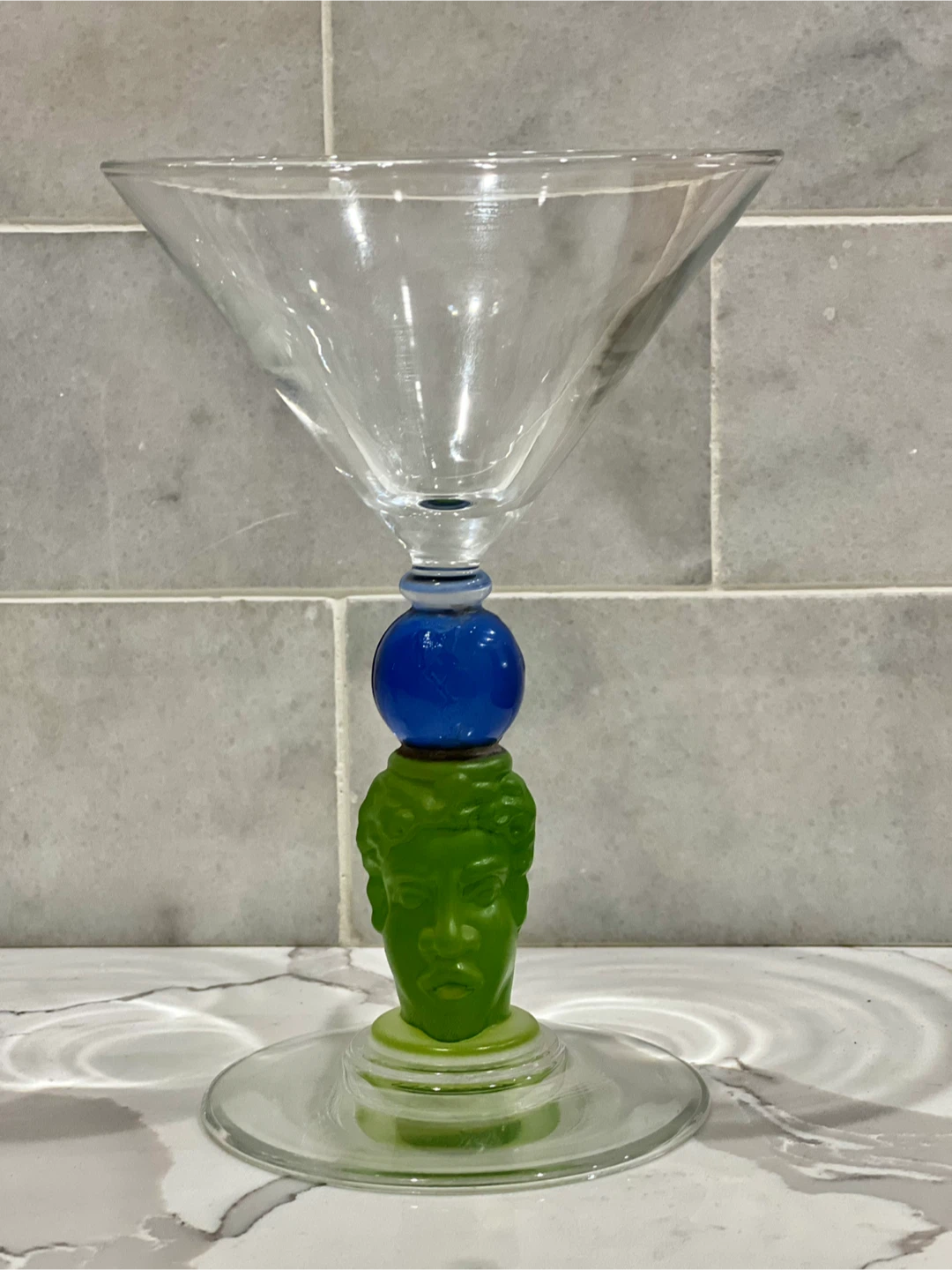 Richard Jolley 1996 American Art Martini Glasses - Set of 2 - photo 2