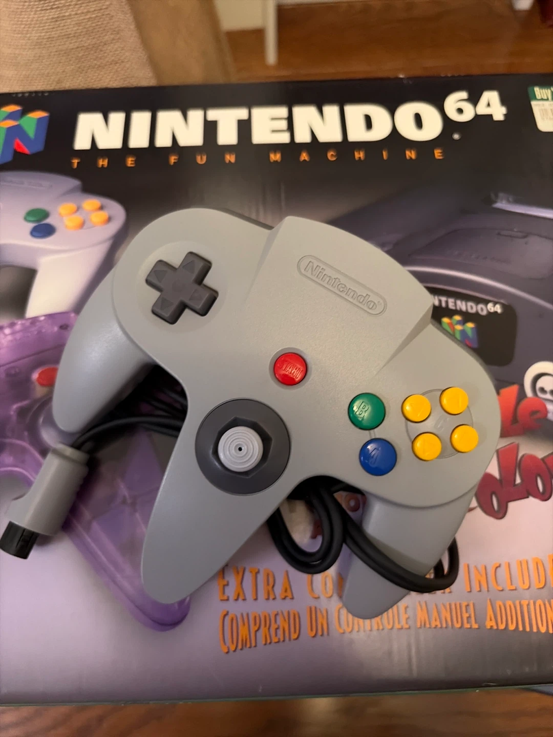 Nintendo 64 Atomic Purple Console - Complete in Box - photo 2