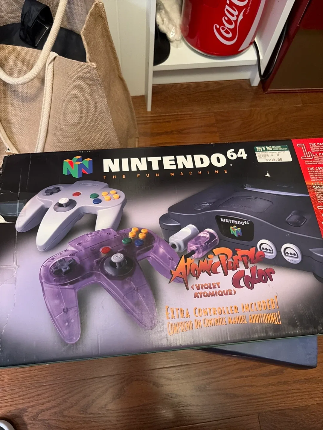 Nintendo 64 Atomic Purple Console - Complete in Box thumbnail