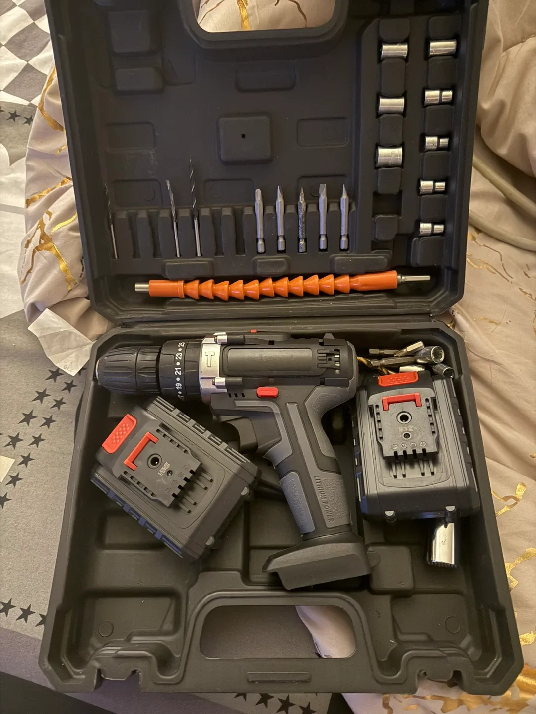 36V Cordless Drill with Tool Case image indicator(5)