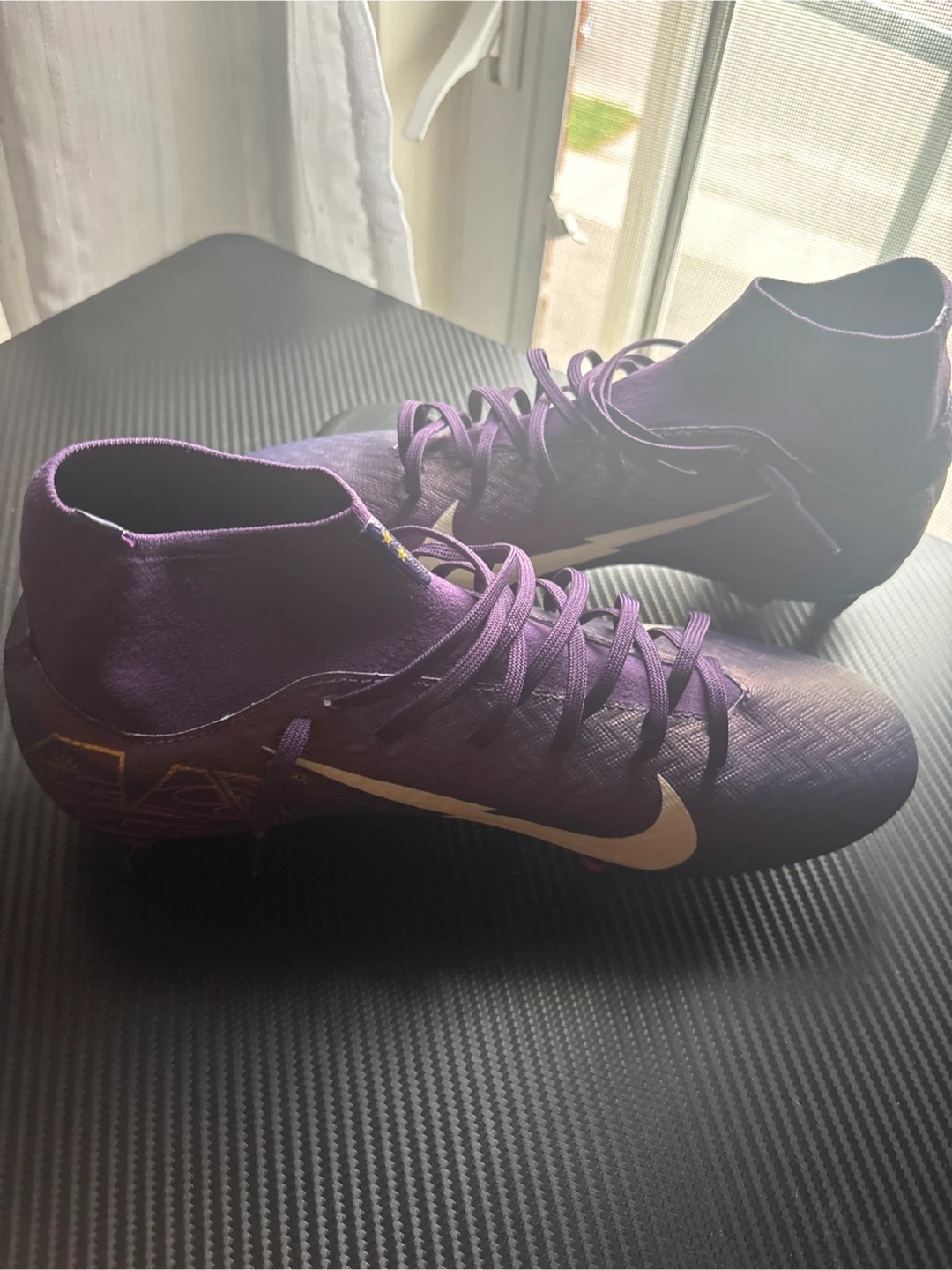 Nike Mercurial Air Zoom Purple Soccer Cleats - photo 3