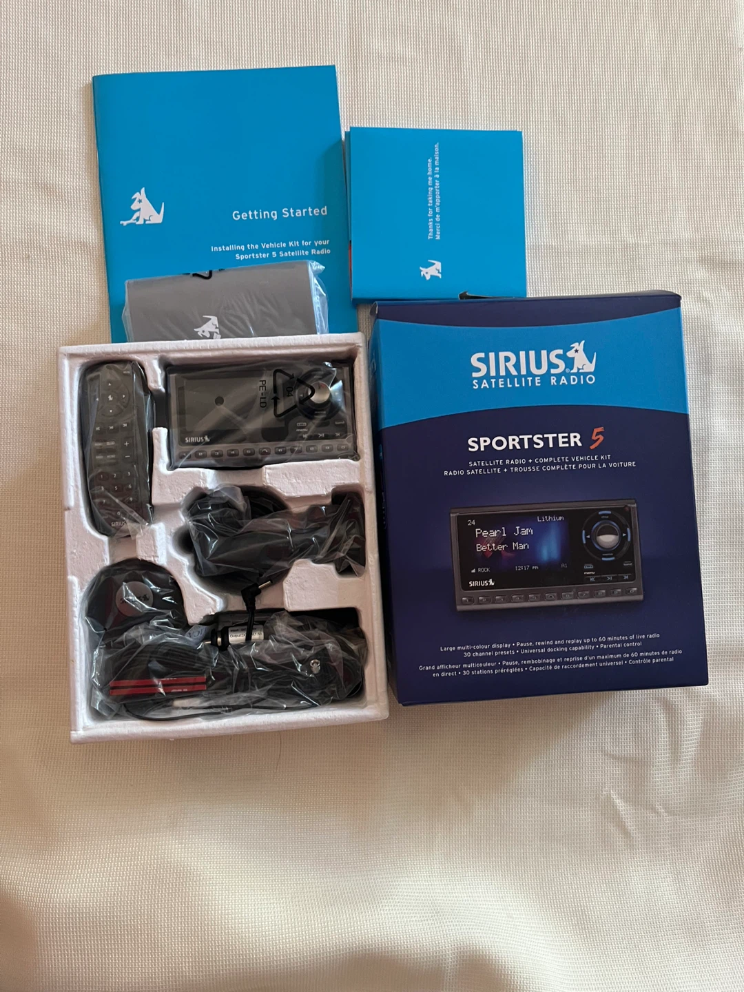 Sirius Sportster 5 Satellite Radio - Complete Vehicle Kit