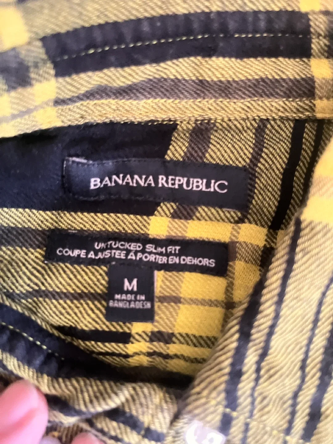 Penguin , Banana Republic  Slim Fit Flannel - M image indicator(2)