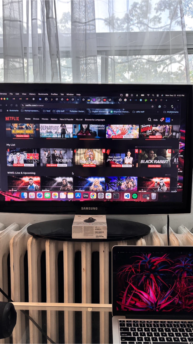 Samsung TV ‘32 + Google Chromecast