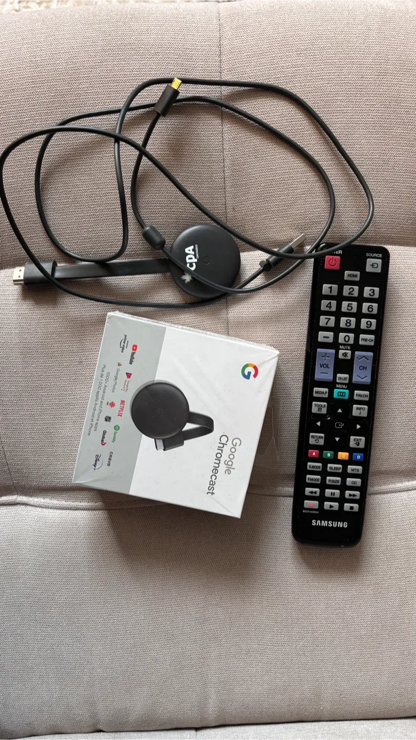 Samsung TV ‘32 + Google Chromecast image indicator(2)