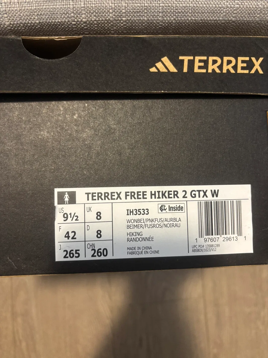 Adidas Terrex Free Hiker 2 GTX Women's Hiking Shoes - Size 9.5 image indicator(4)