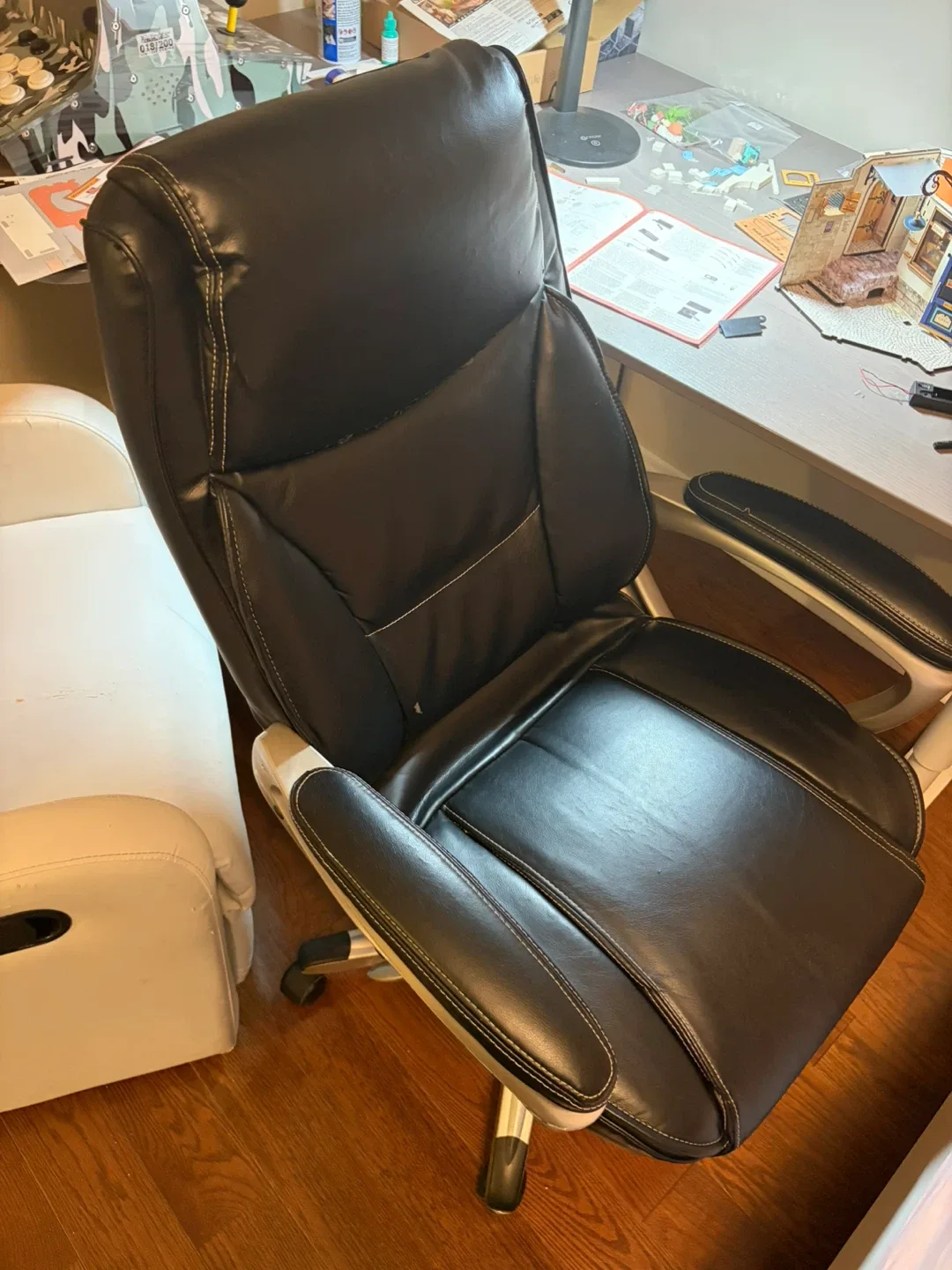 Black Leather Office Chair thumbnail