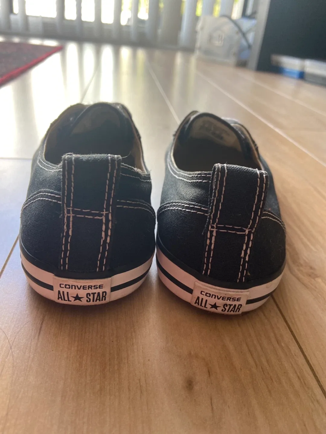 Converse sneakers. Ballet Lace - Black, Size 8 image indicator(3)