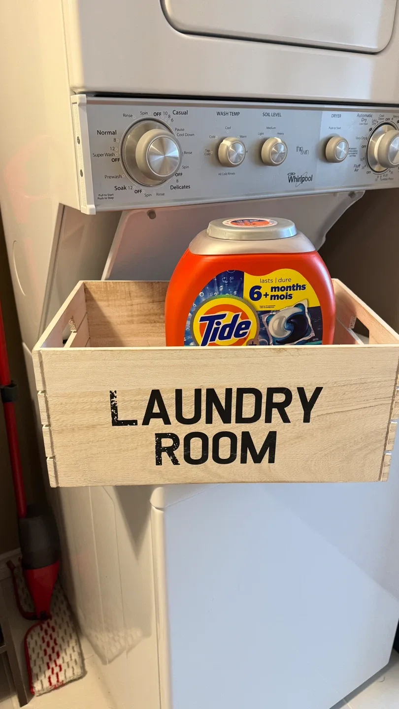 Laundry Room Wooden Crate thumbnail