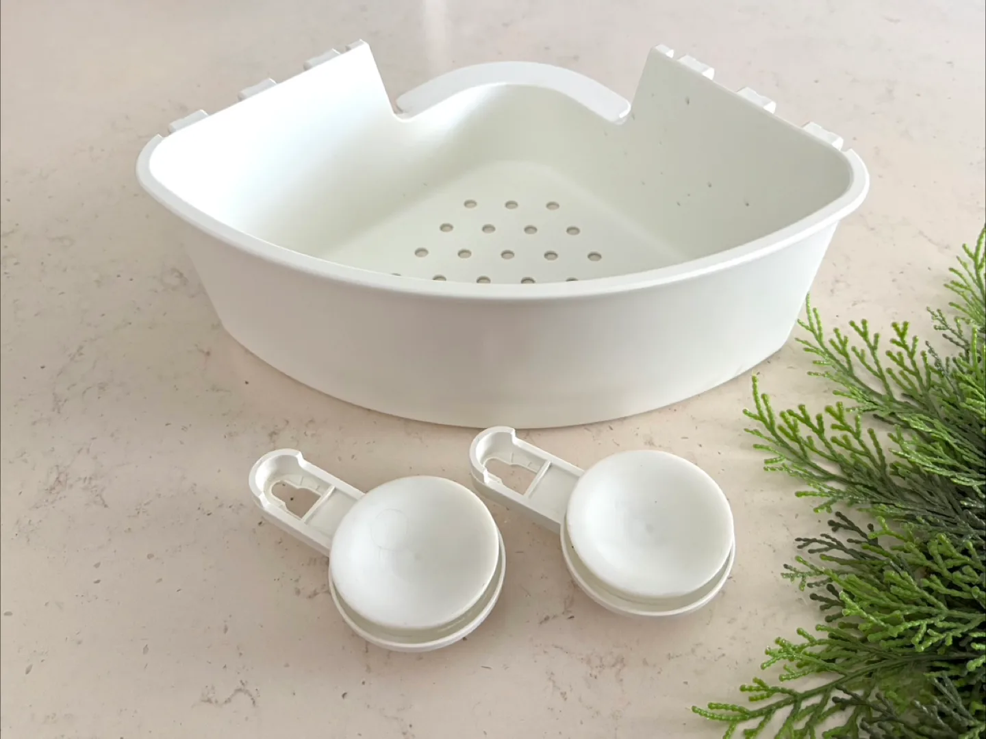 Corner Shower Caddy - White - New thumbnail
