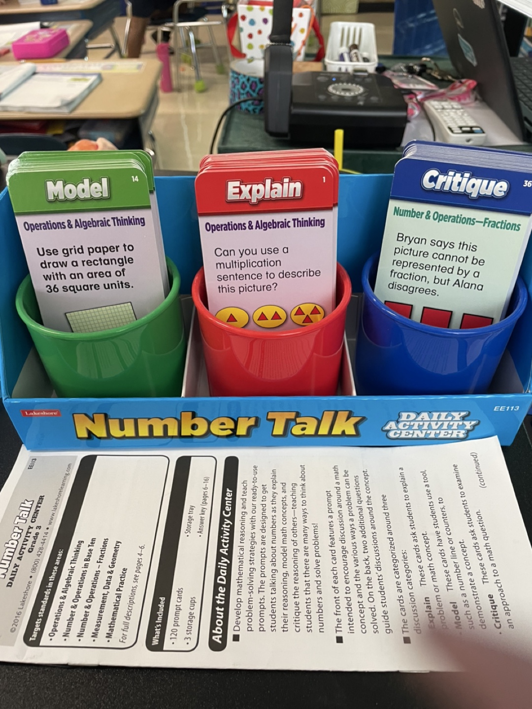 Number Talk Daily Activity Center