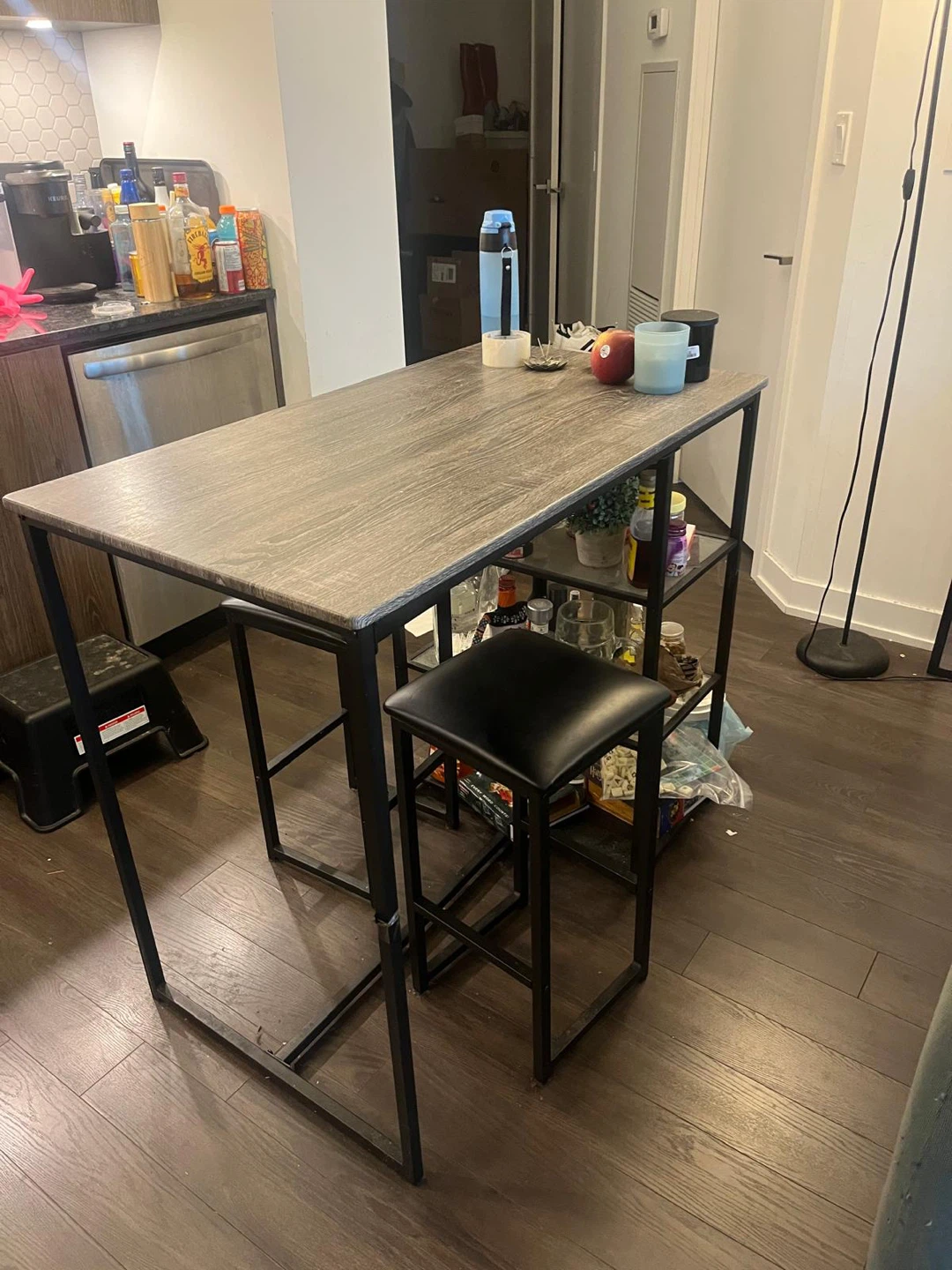 Bar Height Dining Table with Stools - photo 5