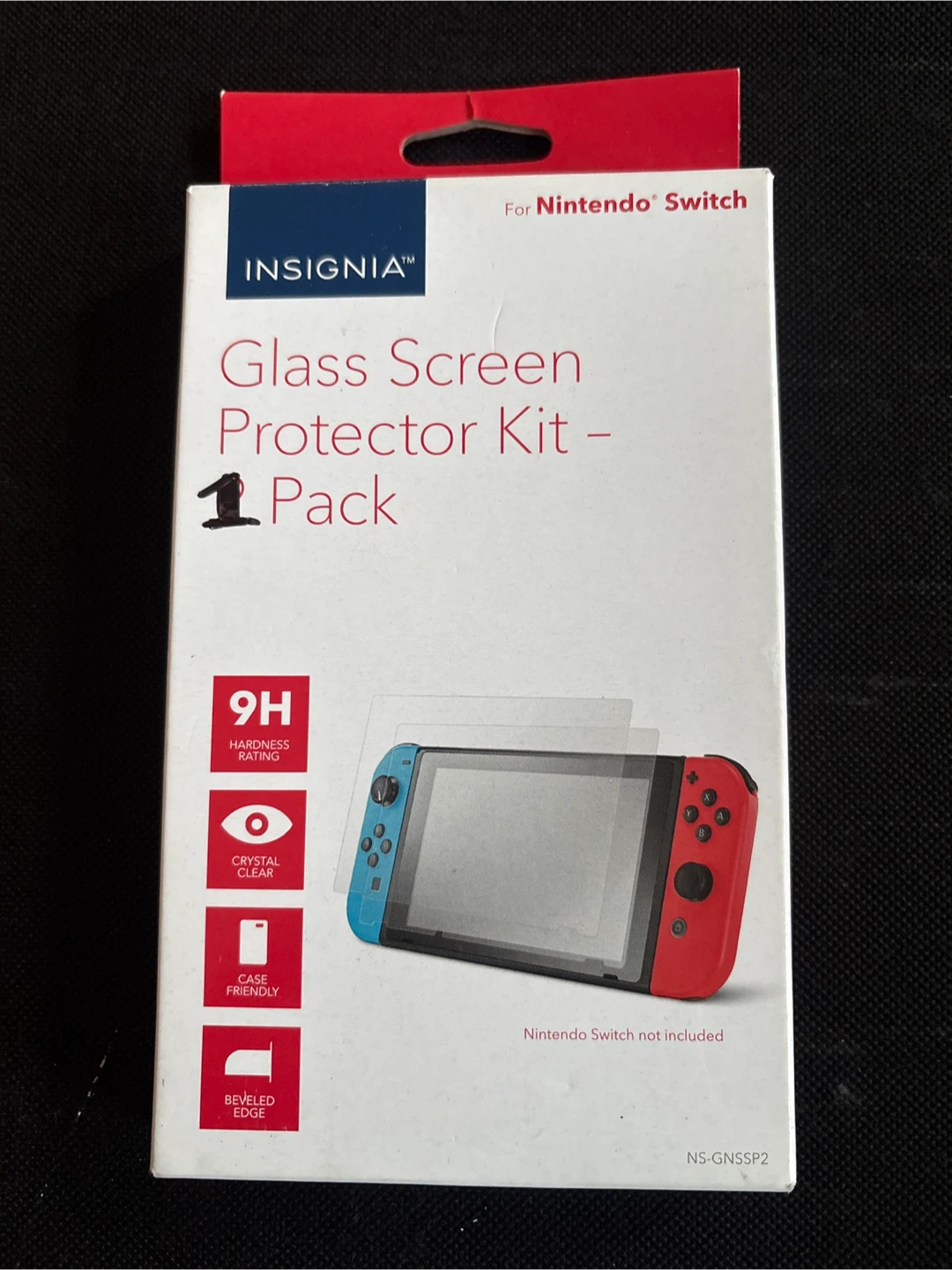Insignia Glass Screen Protector Kit for Nintendo Switch