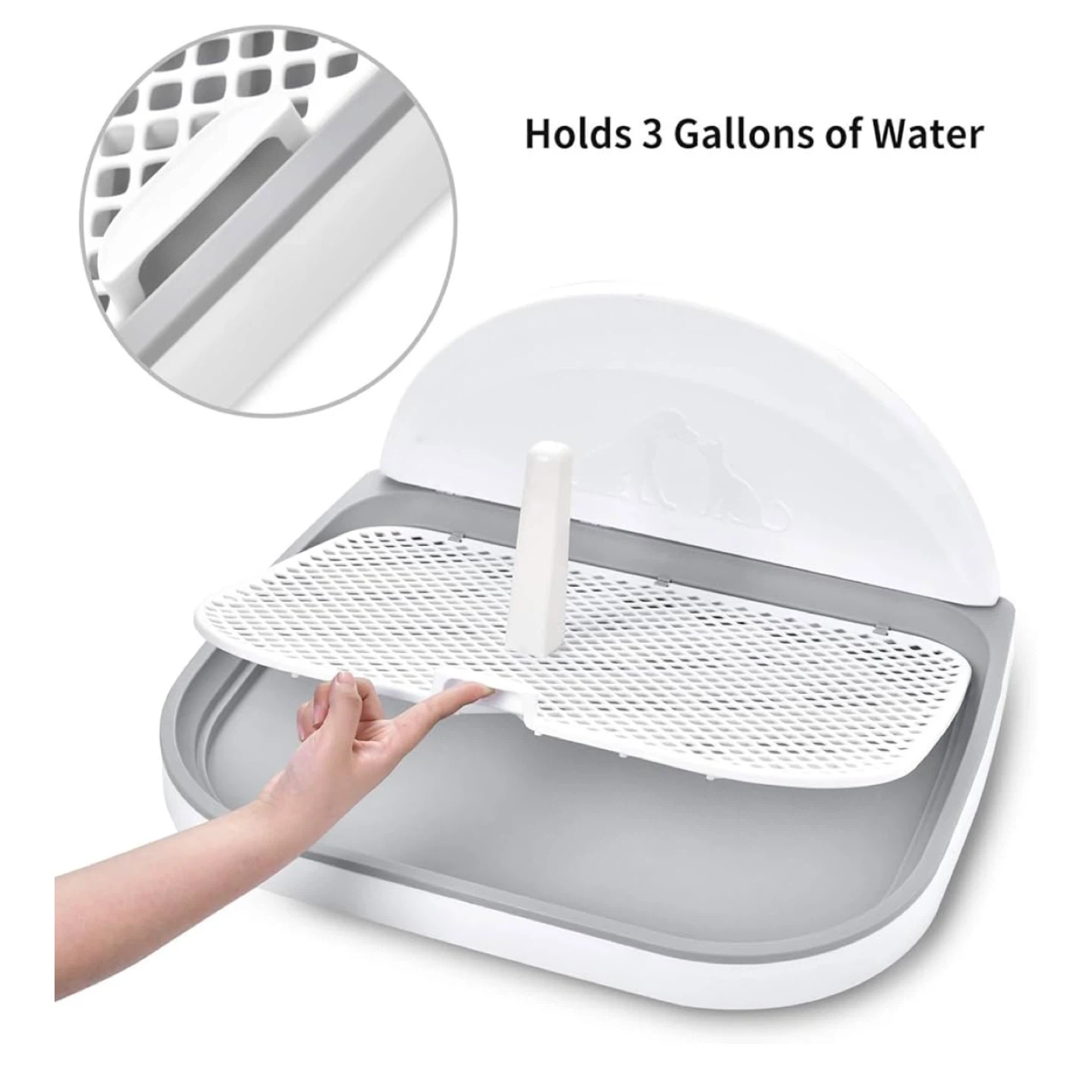 Dog Potty Training Tray / Pee Pad Holder - 23.2" x 17.9" - photo 4