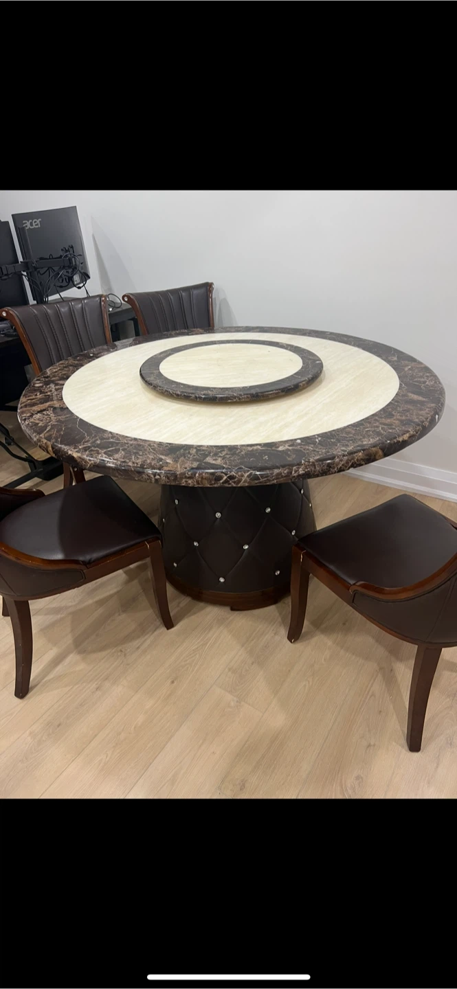 Marble dining set