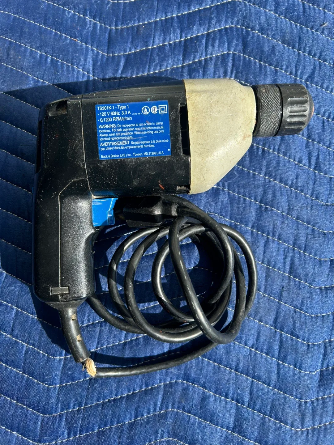 Black & Decker TS301K-1 Type 1 Drill thumbnail
