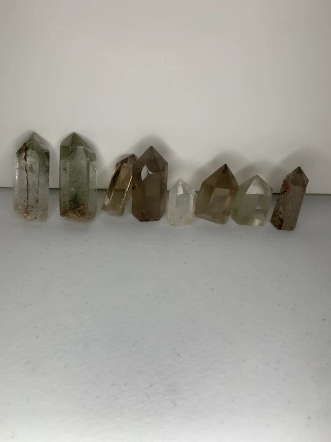 Garden Quartz and Smokey Quartz Crystal Towers image indicator(2)