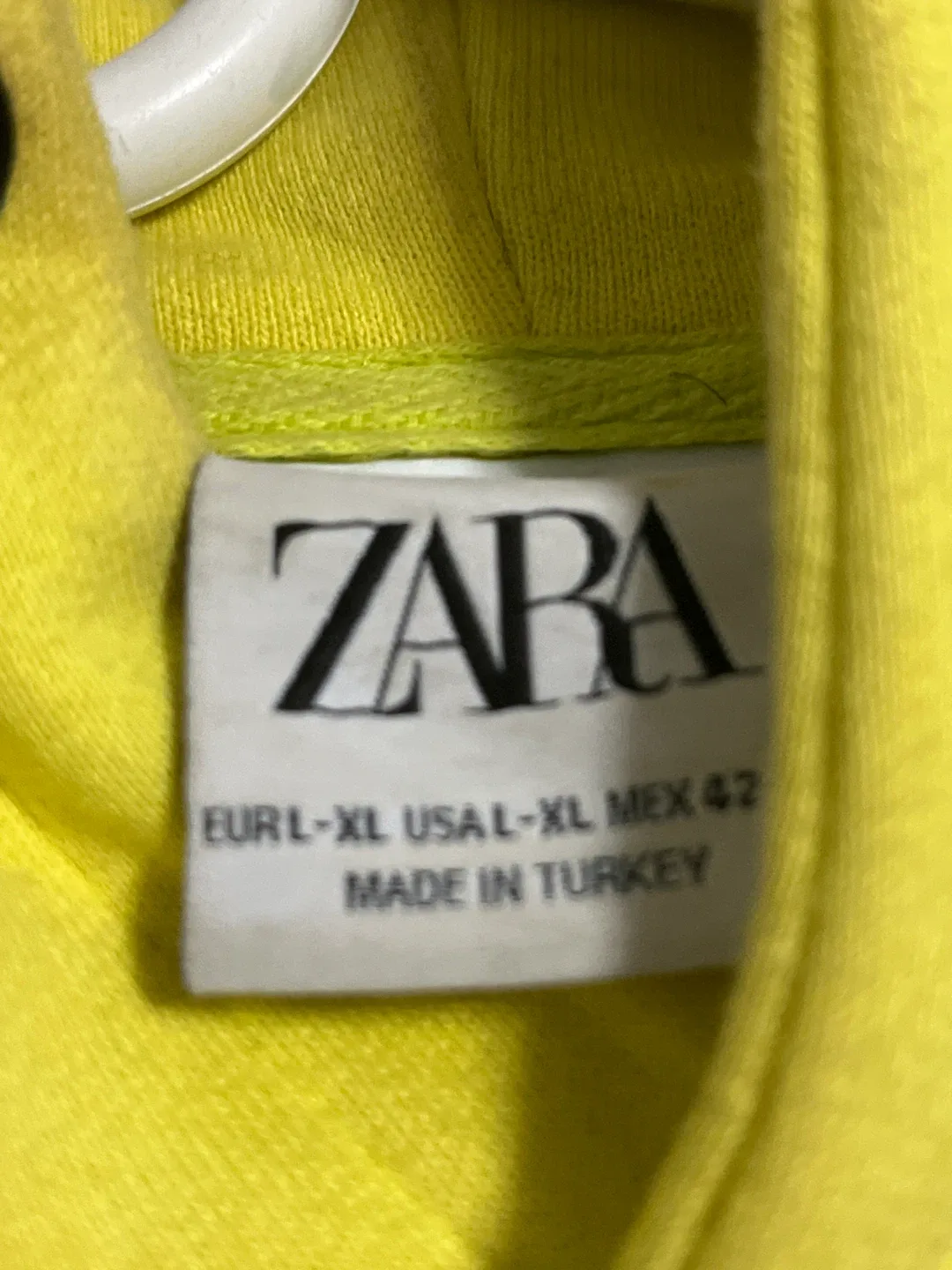 Zara Yellow Hoodie - Size L image indicator(2)
